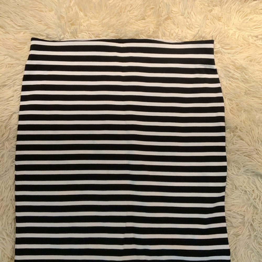 Black and white skirt